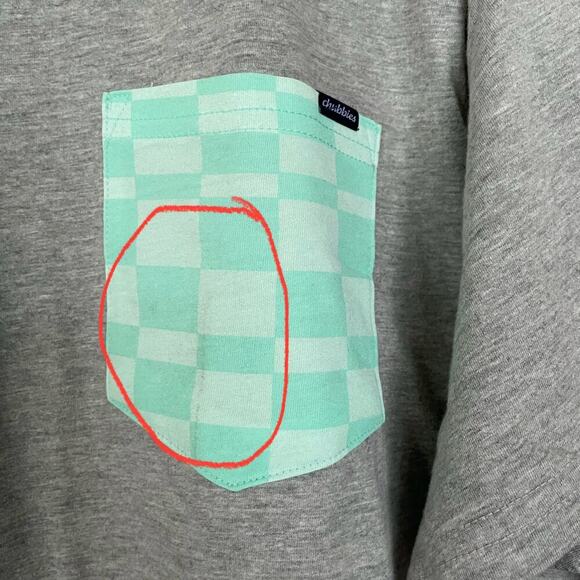 Chubbies Tee Shirt Short Sleeve Grey Size XXL - Picture 3 of 8